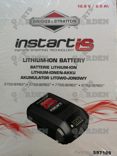 AKUMULÁTOR BRIGGS&STRATTON INSTART  593560 (bez možnosti ďalších zliav)