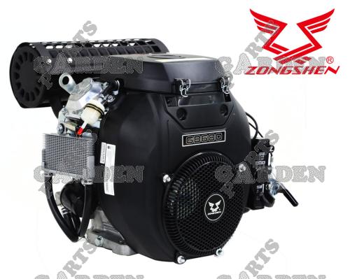 * MOTOR ZONGSHEN GB680 680cc 22 TWIN horizontálna hriadeľ 25.4mm (bez možnosti dalších slev)